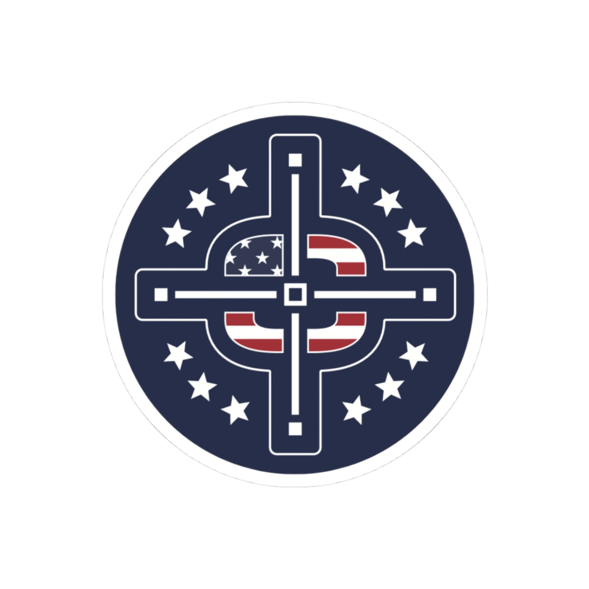 Accufoam Patriotic Sticker