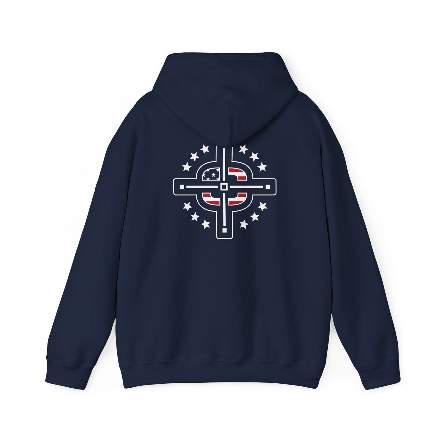 Accufoam Patriotic Unisex Hooded Sweatshirt