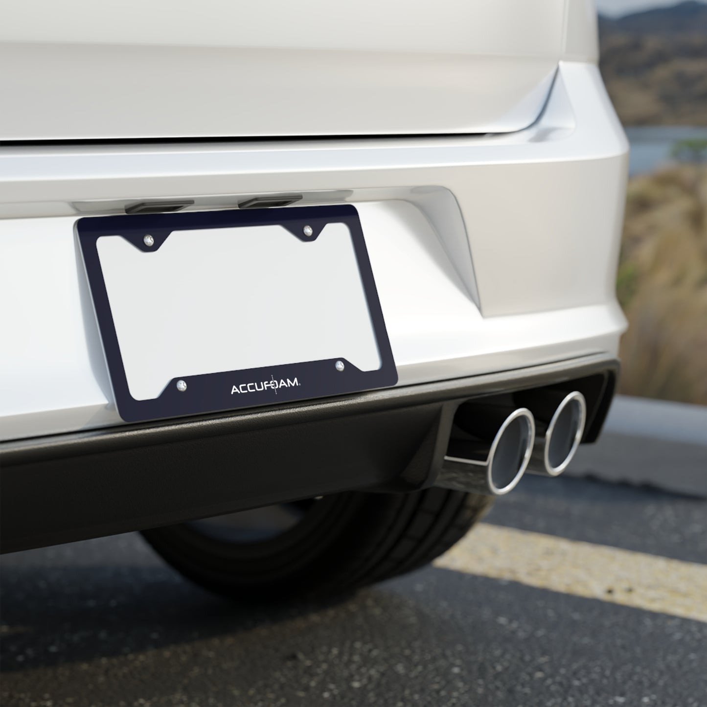 Accufoam License Plate Frame