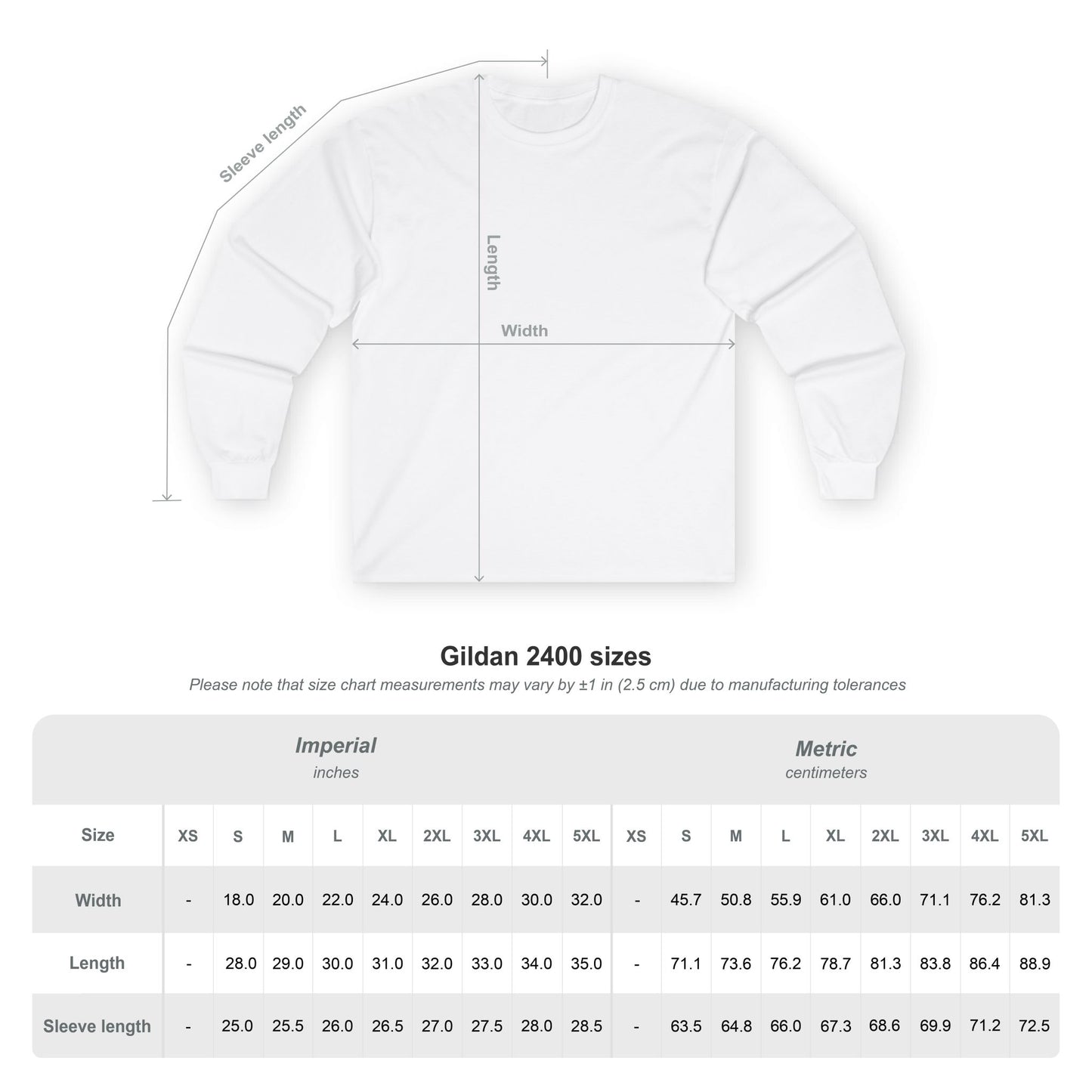 Accufoam Unisex Long Sleeve Tee