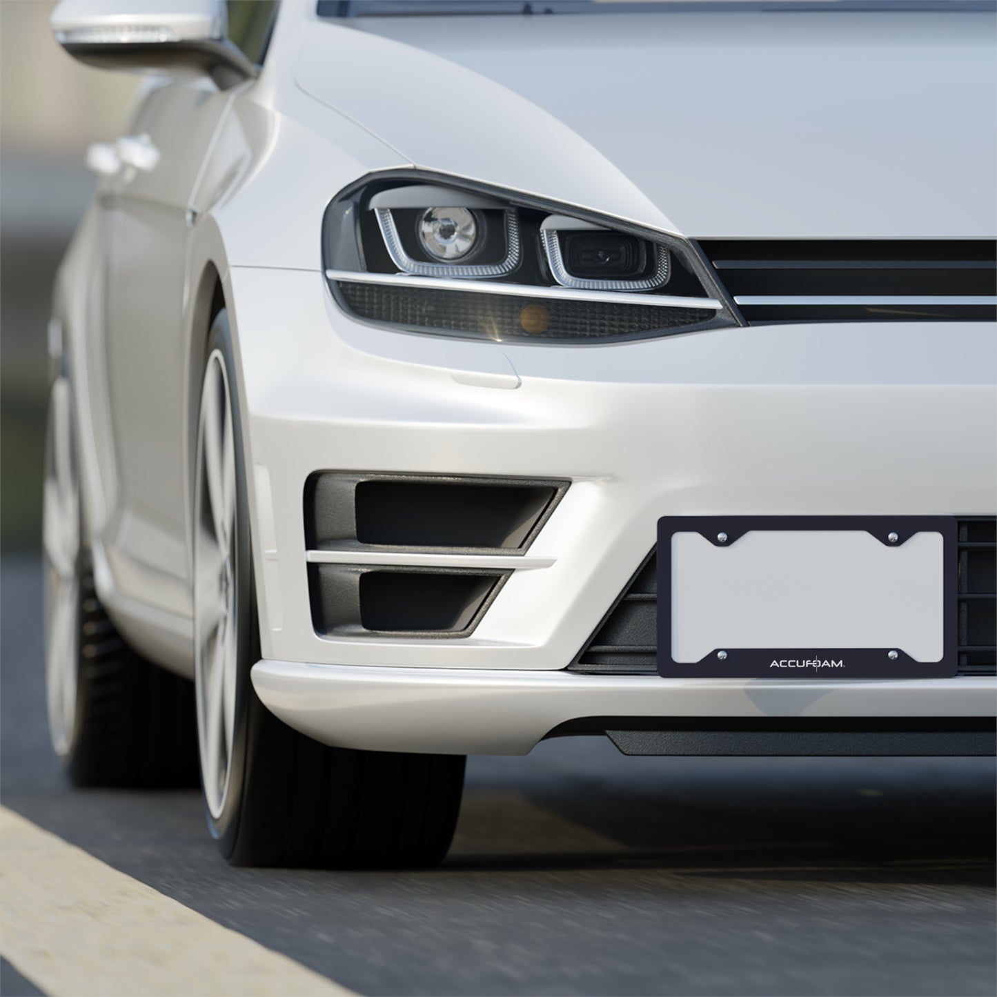 Accufoam License Plate Frame