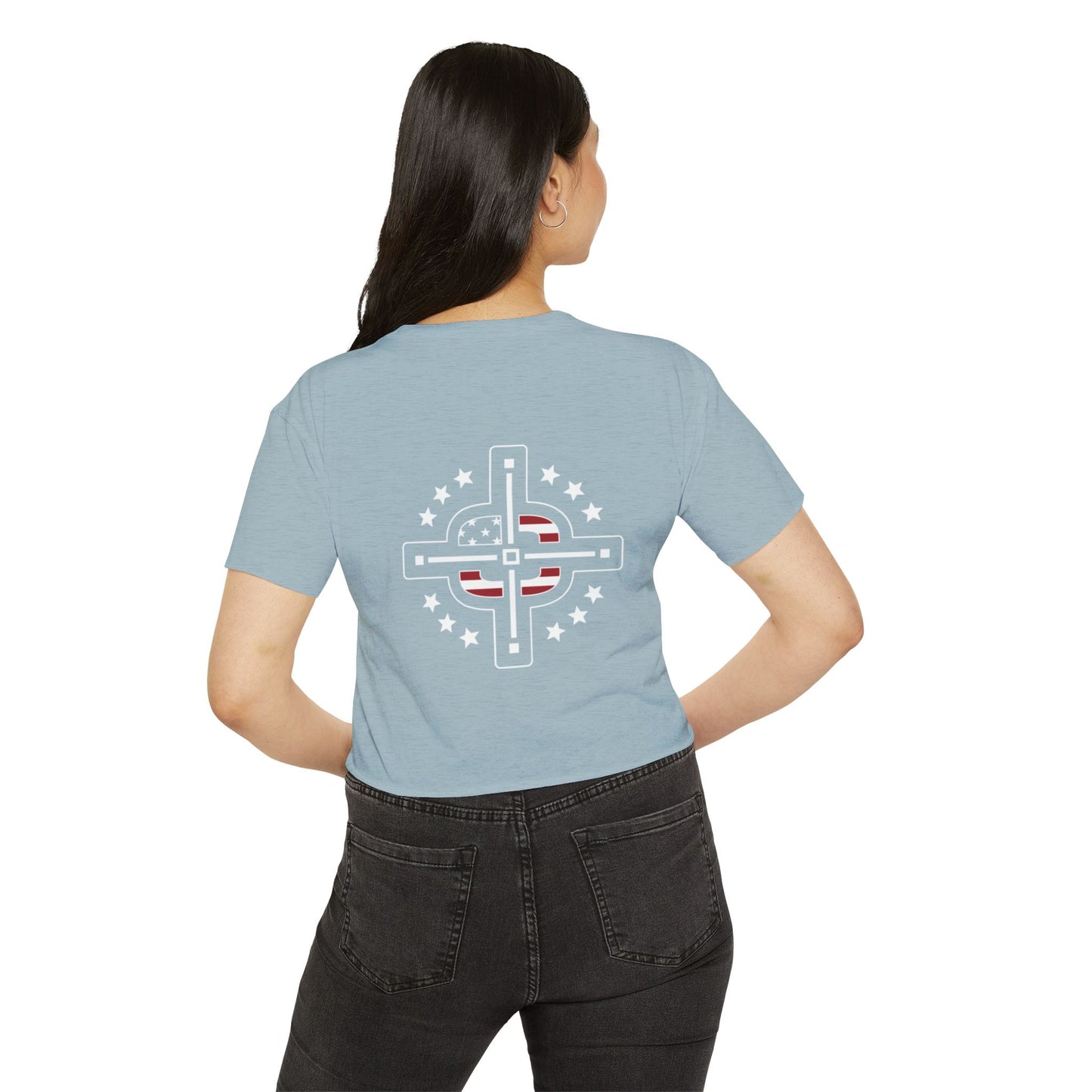 Accufoam Patriotic Women's Crop Top