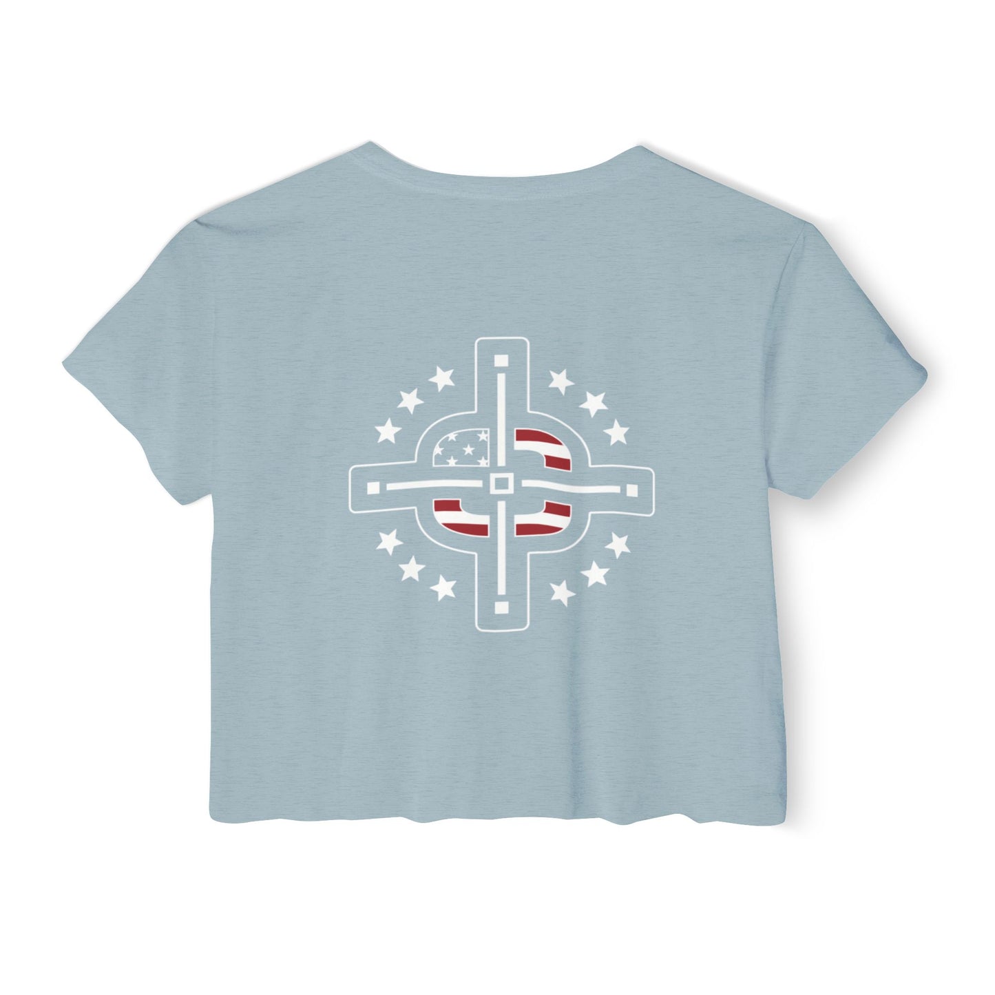 Accufoam Patriotic Women's Crop Top